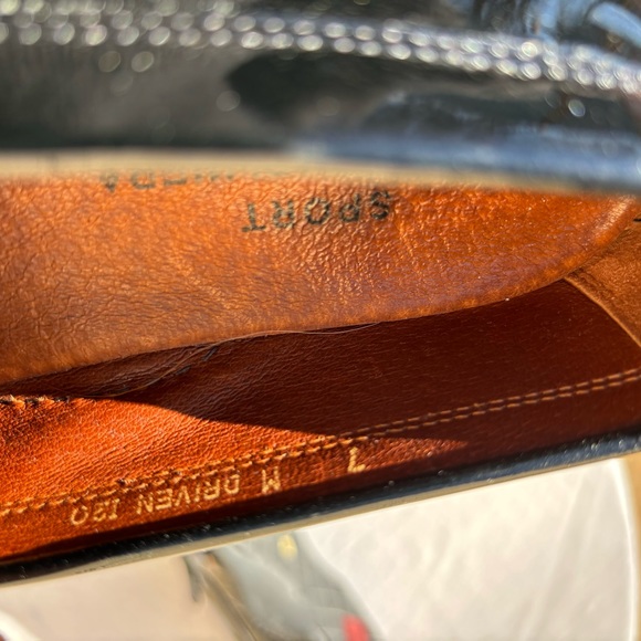 Donald J Pliner Loafers Woman Size 7 Driven I20 Black Patent Leather Flats - Picture 8 of 12